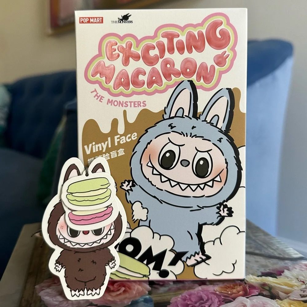 NIB FULL SET incl. SECRET Authentic Pop Mart Exciting Macaron Labubu Pendants - Picture 7 of 15